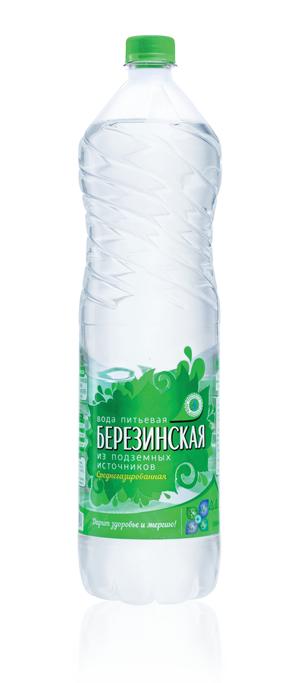 Вода питьевая среднегазированная "Березинская" 1,5 л.
