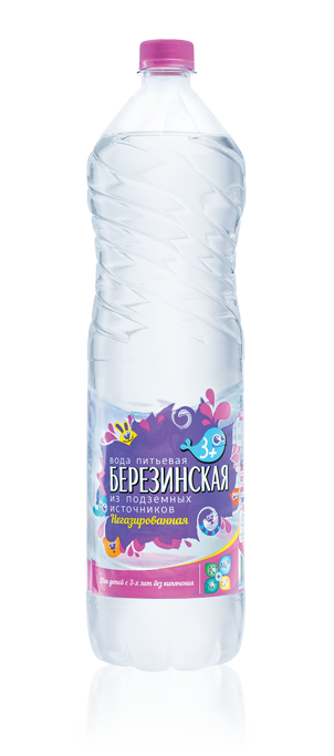 Вода питьевая негазированная для детей с 3-х лет "Березинская" 1,5 л.